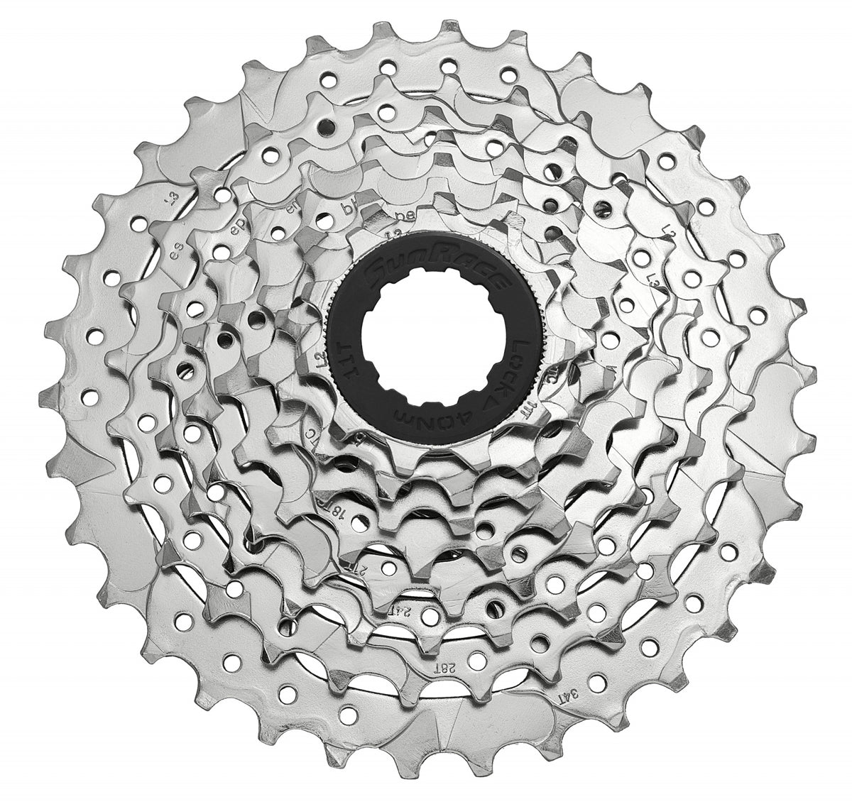 SunRace CSM66 - 8-Speed MTB Cassette 11-34T in Nickel