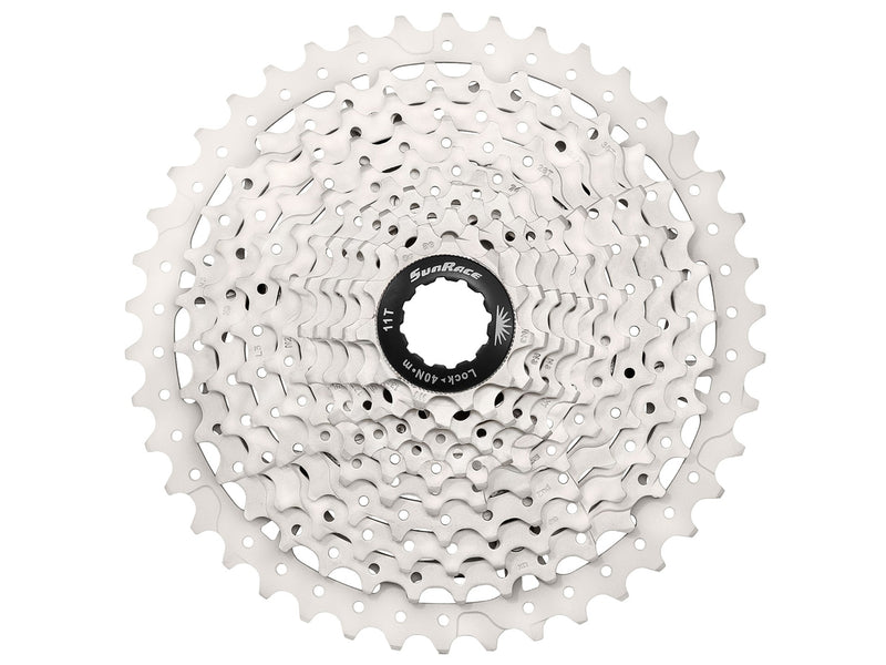 SunRace CSMS3 - 10-Speed MTB Cassette 11-46T in Metallic