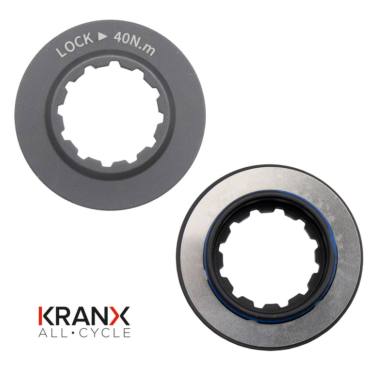 KranX Centre Lock Rotor Alloy Lock Ring for 12mm Thru Axle