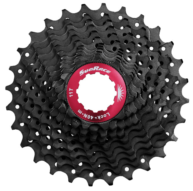 SunRace CSRX1 - 11 Speed Road Cassette 11-32T in Black