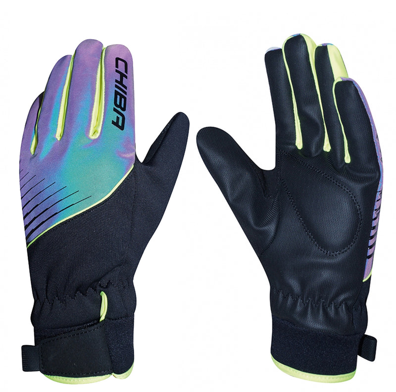 Chiba Kids Waterproof Kids-Line Glove in Rainbow/Reflect