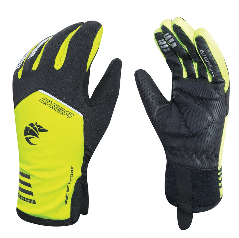 Chiba 2nd Skin Waterproof & Windprotect Glove in Neon Yellow