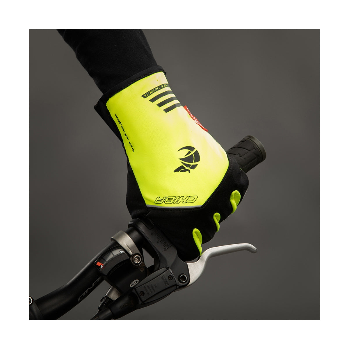 Chiba 2nd Skin Waterproof & Windprotect Glove in Neon Yellow