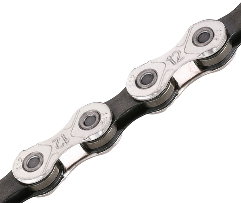 KMC E12S E-Bike 12 Speed Chain in Silver/Black - 122L (Loose)