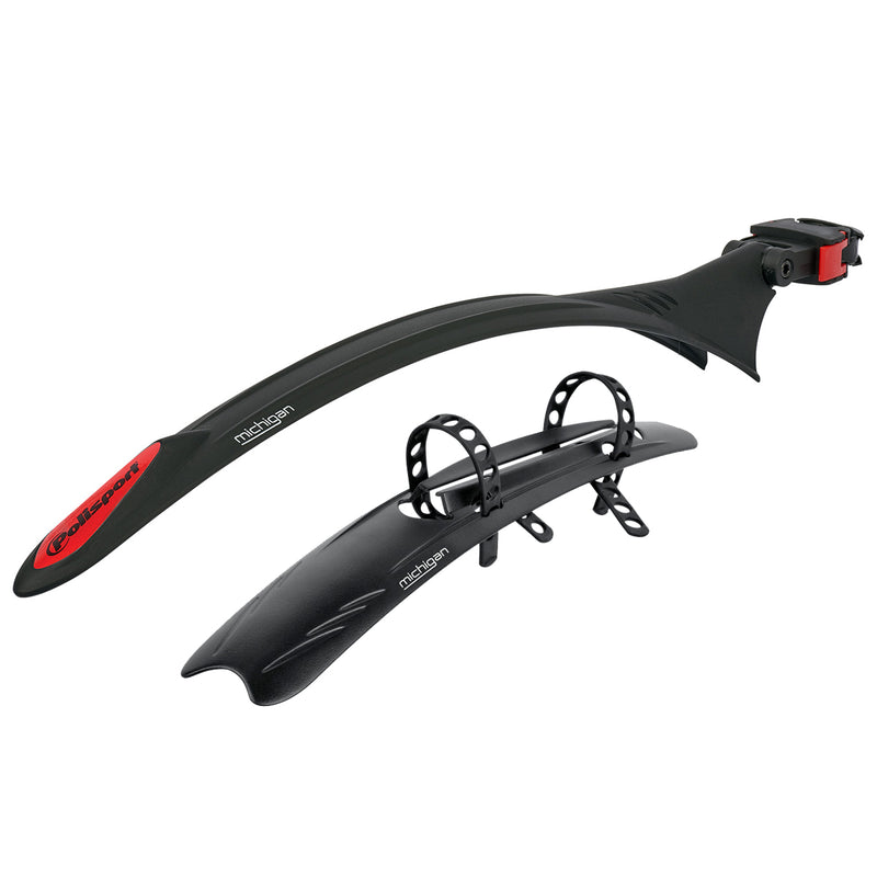 Polisport Michigan Road (700C) Mudguard Set in Black