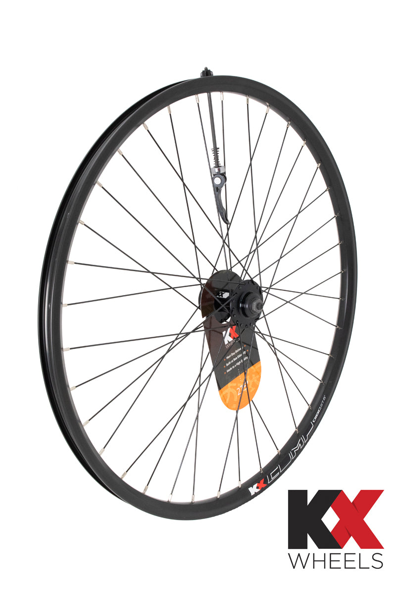 KX MTB 27.5" 650B Doublewall Q/R Wheel Disc Brake in Black (Front)