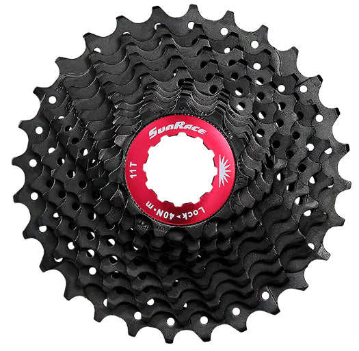 SunRace CSRX11 - 11-Speed Road Cassette 11-34T in Black