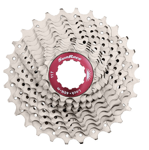 SunRace CSRX11 - 11-Speed Road Cassette 11-34T in Silver