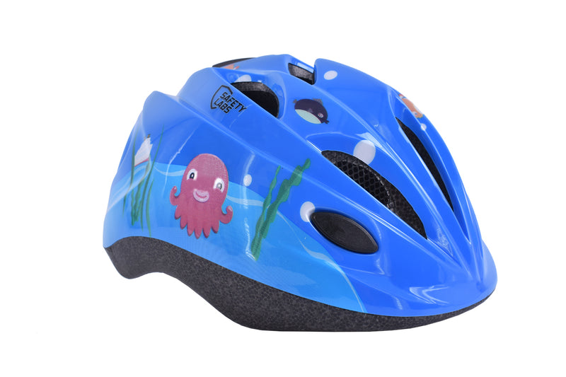 Safety Labs Reno Under The Sea Kids Helmet in Blue (48-56cm)