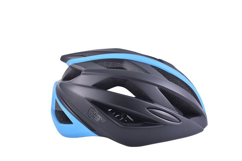 Safety Labs Xeno Road Inmold Helmet in Black/Blue