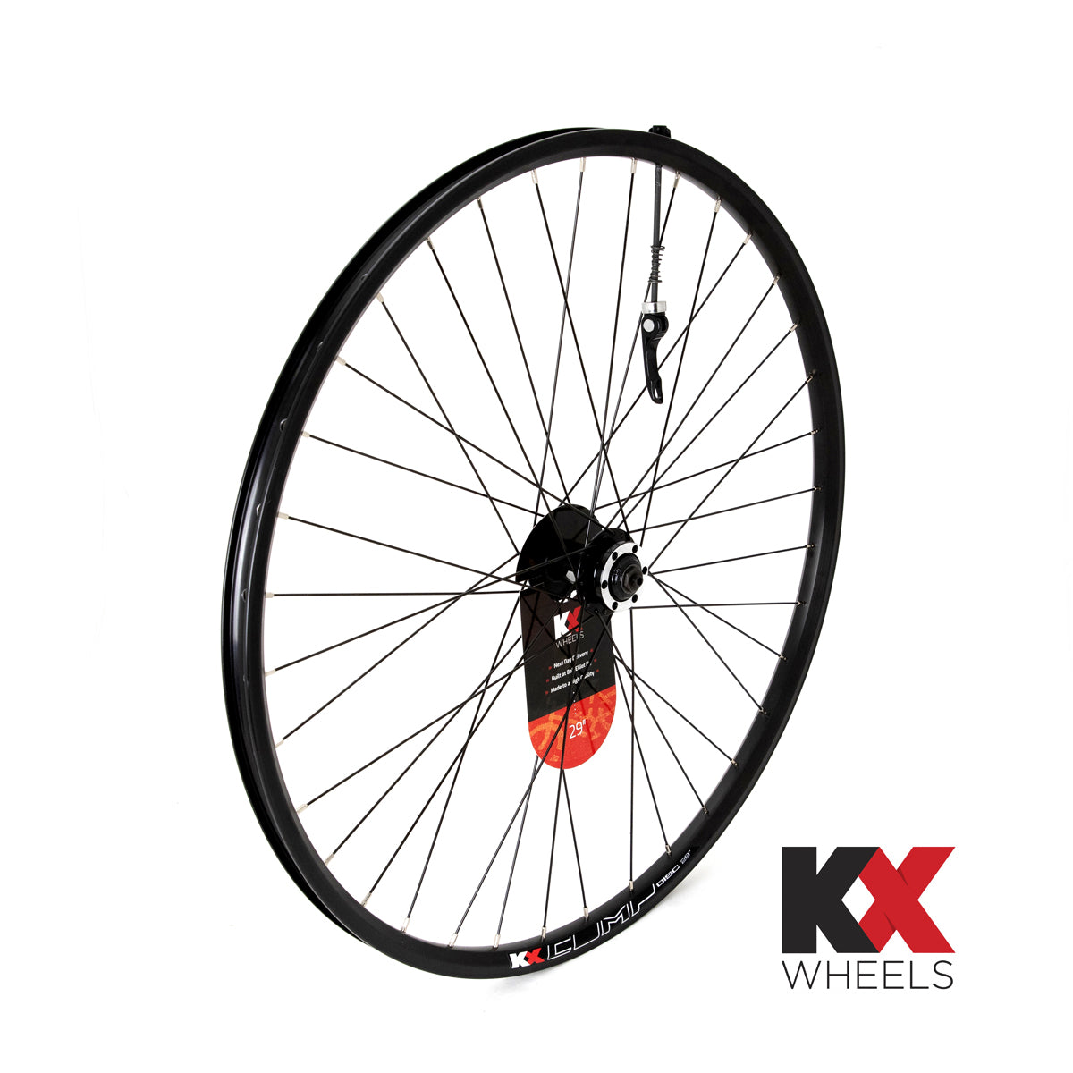 KX MTB 29" 29er Doublewall Q/R Wheel Disc Brake in Black (Front)