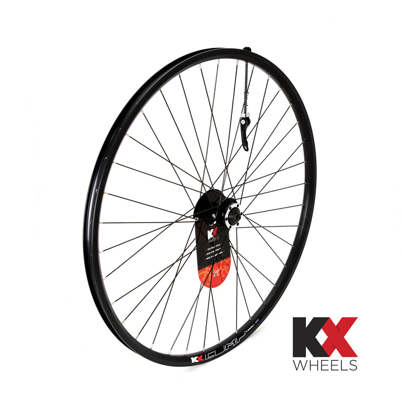 KX MTB 29" 29er Doublewall Q/R Wheel Disc Brake in Black (Front)