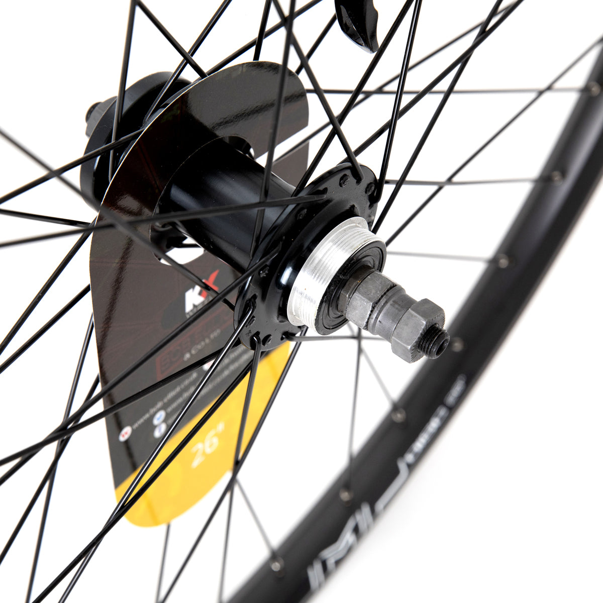 KX MTB 26" Doublewall Q/R Screw On Wheel Disc Brake (Rear)