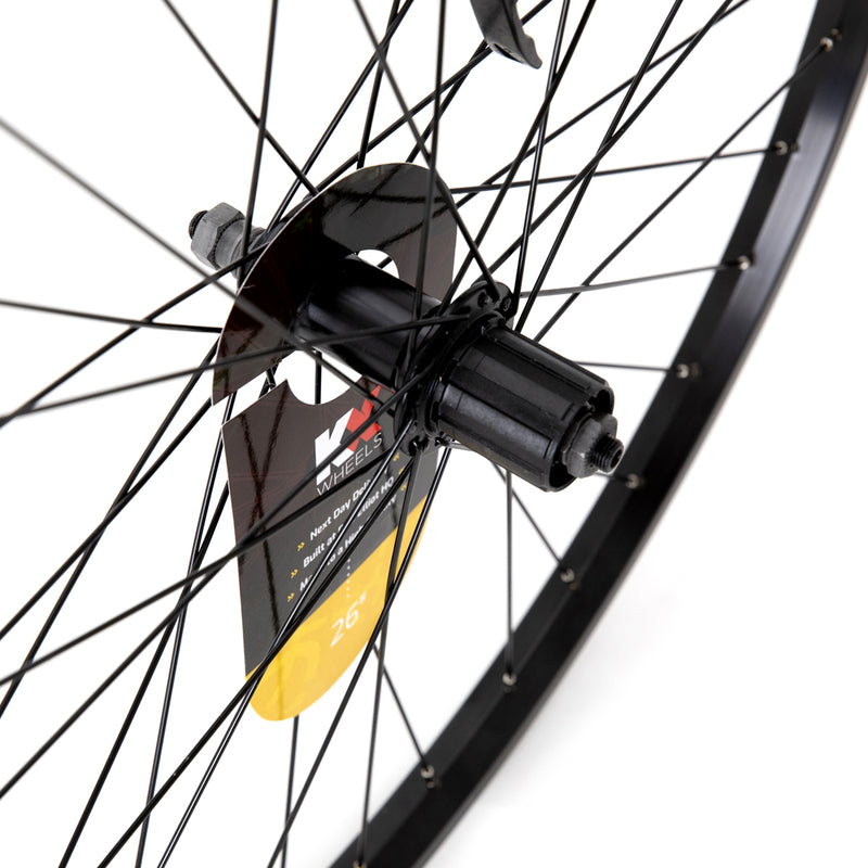 KX MTB 26" Singlewall Q/R Cassette Wheel Rim Brake (Rear)