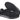 FLR Congo Suede Leather Flat Line Shoe in Black