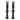 KranX Fast Flow Alloy Tubeless Valves (Pair) 44mm