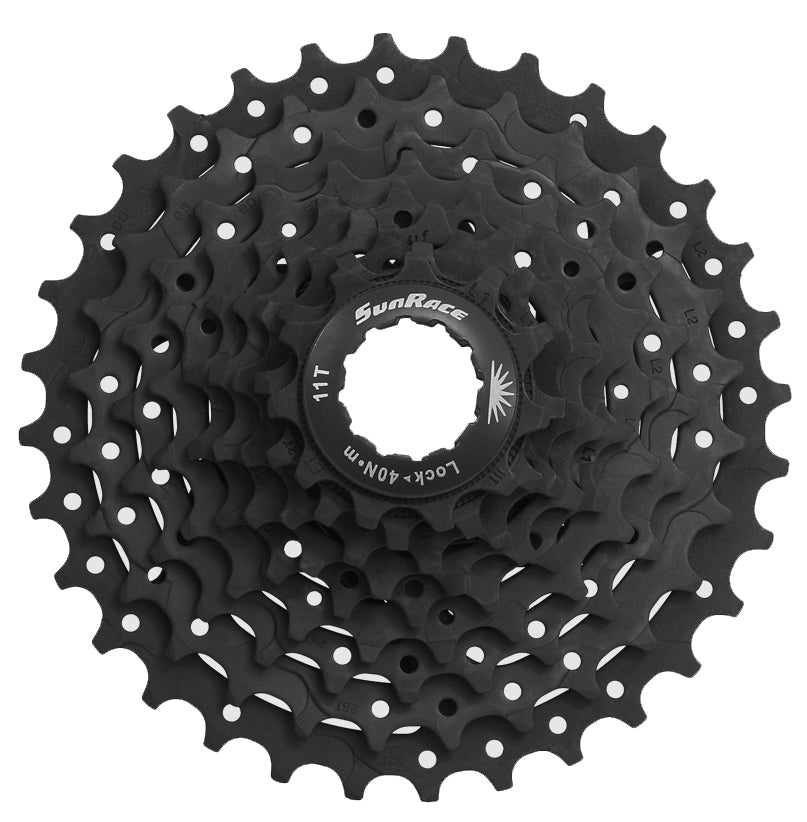 SunRace CSM90 - 9 Speed 11-36T Cassette in Black