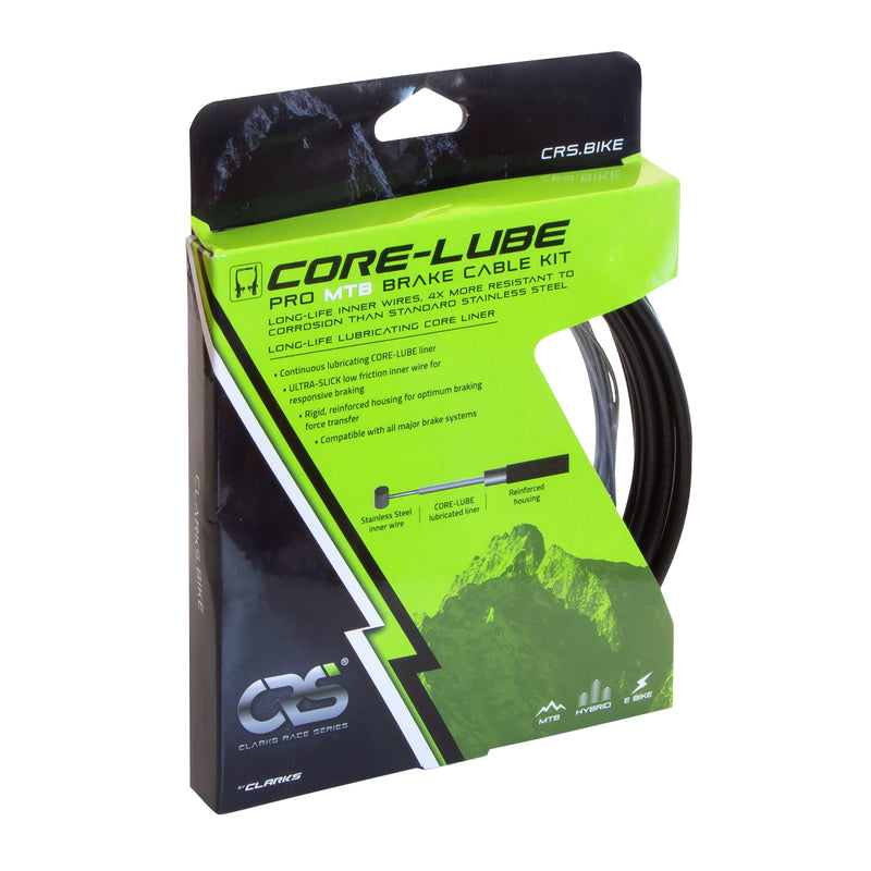 Clarks CRS Core-Lube Pre Lubricated Brake MTB Cable Kit