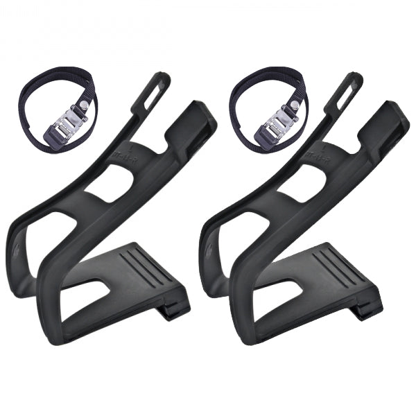 Wellgo MT-14 ATB Toe Clip & Strap Sets in Large (Pair)