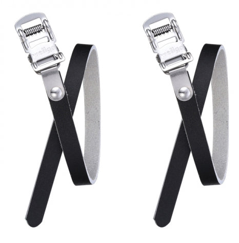 Wellgo W-5 Leather Toe Clip Straps (Pair)