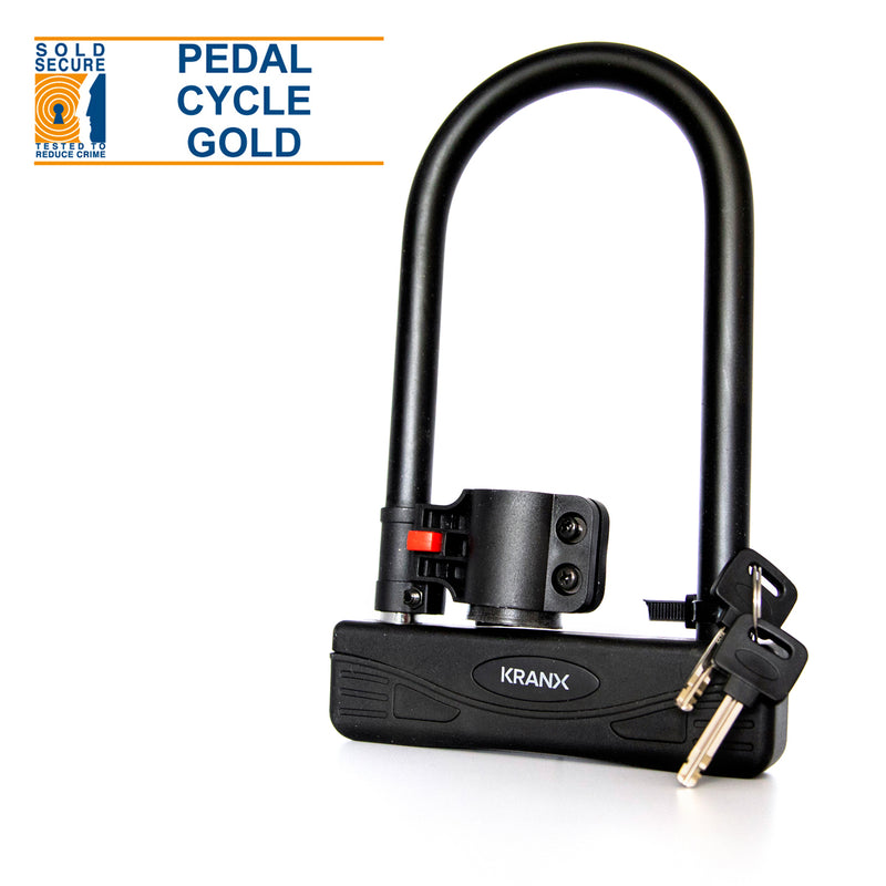 KranX Citadel 16mm 270mm U-Lock. GOLD Sold Secure