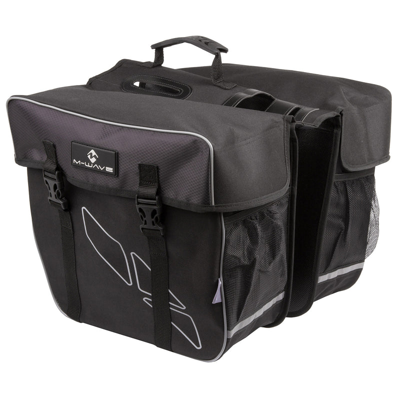 M-Wave Amsterdam Double Pannier in Black