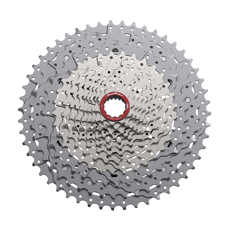 SunRace CSMZ933 - 12-Speed MTB Microspline Cassette 10-51T in Metallic