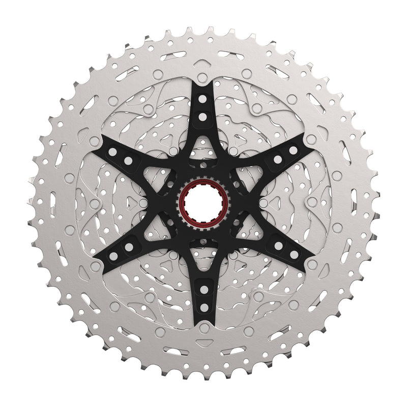 SunRace CSMZ930 - 12-Speed MTB Microspline Cassette 10-51T in Metallic Silver