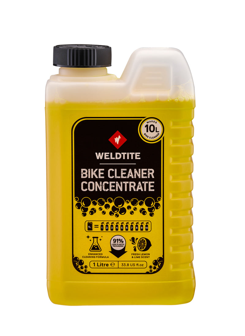 Weldtite Bike Cleaner Concentrate 1 Litre Lemon or Lime (Makes 10 Litres of Cleaner)