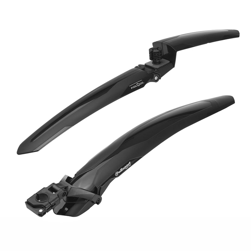 Polisport Mud Pro 26", 27.5", 29" Mudguard Set in Black