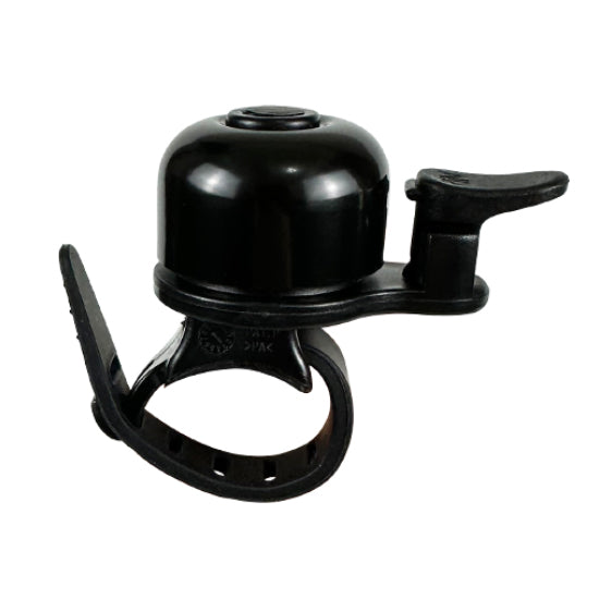 KranX Signal Aluminium Ping Bell with Silicone Strap in Black