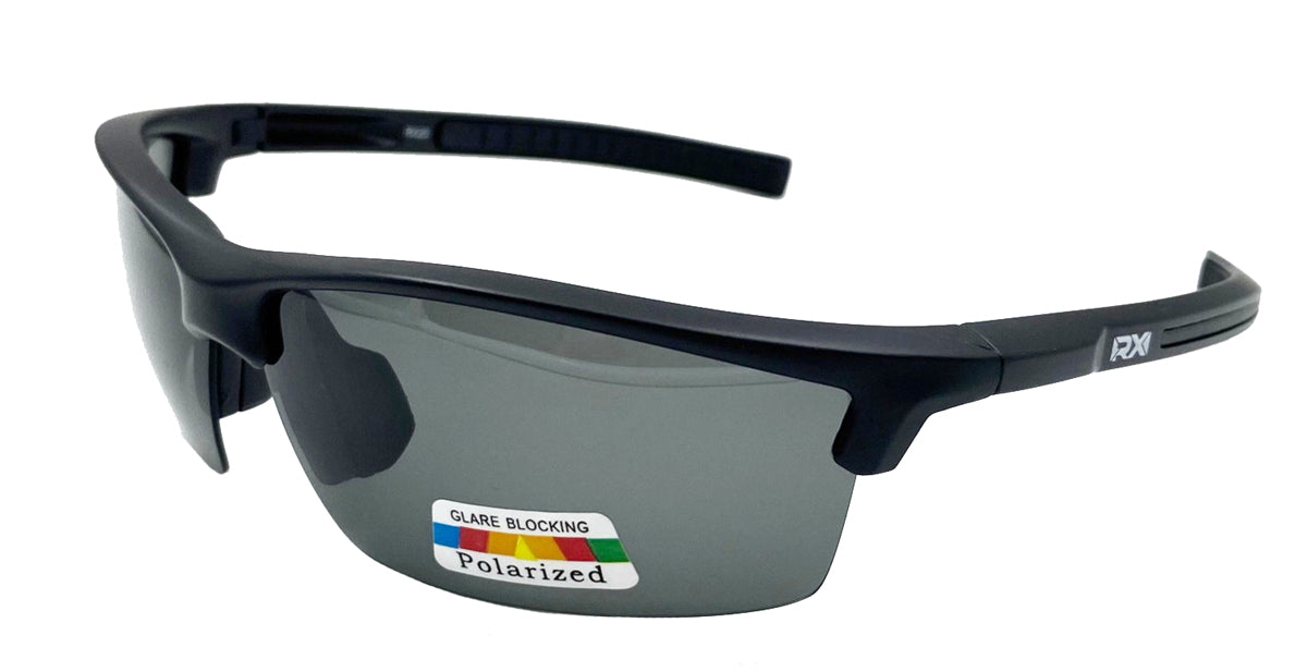 Logo Rx20 RX20 Polarised Sport Eyewear in Matt Black – RUK-BIKES