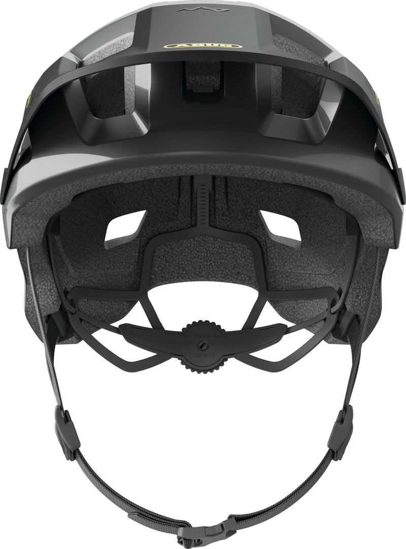 ABUS YouDrop Kids MTB Helmet in Shiny Black (48-55cm)