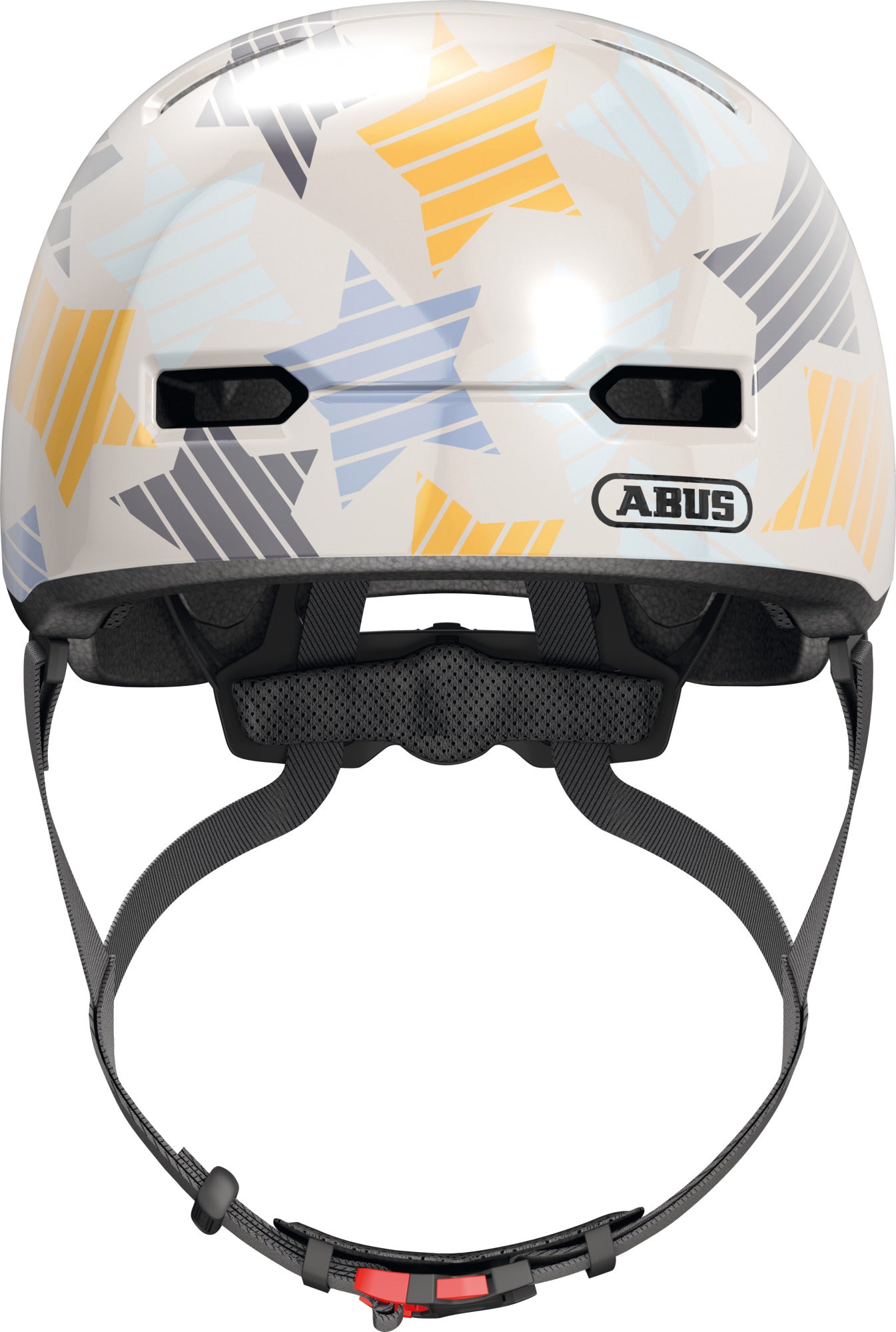 ABUS Skurb Kids Skate Helmet in Grey Stars