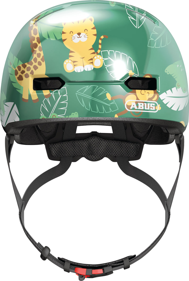 ABUS Skurb Kids Skate Helmet in Green Jungle