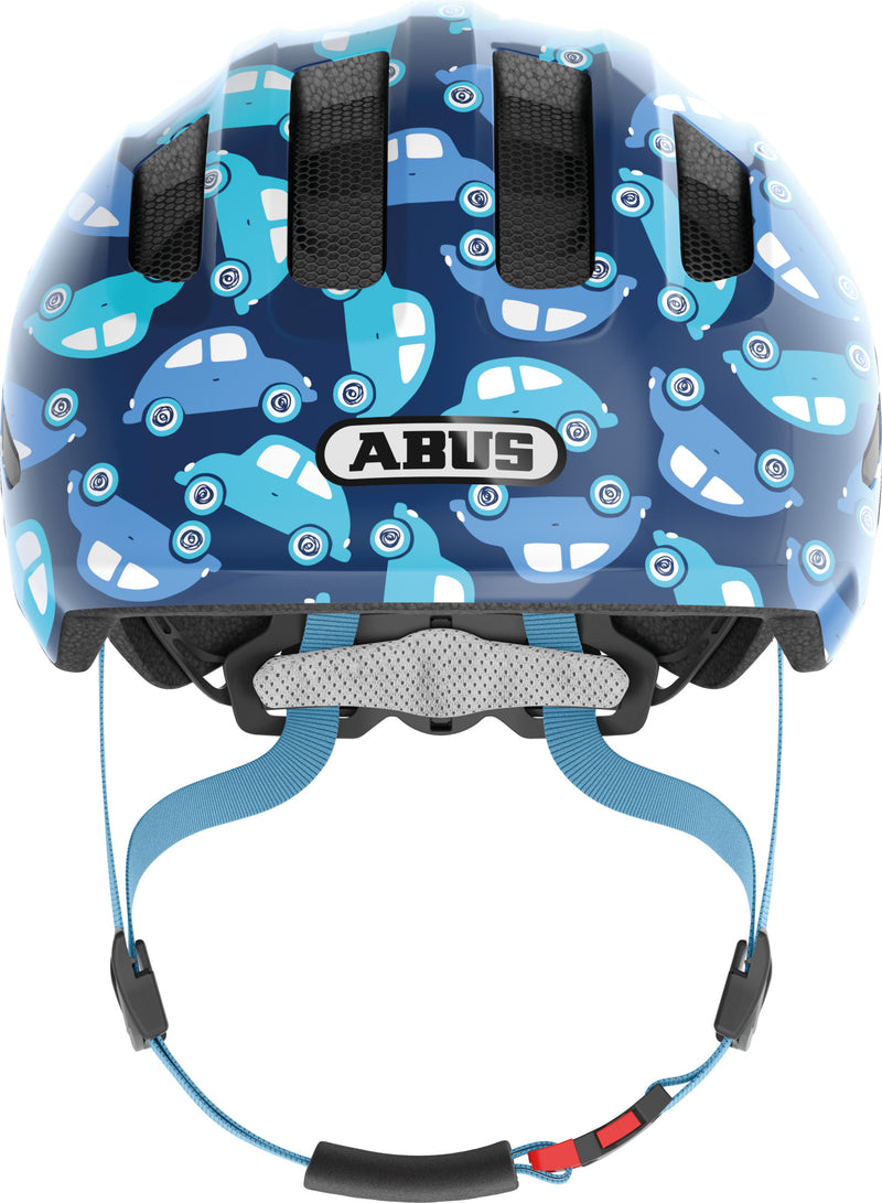 ABUS Smiley 3.0 LED Kids Leisure Helmet in Blue Car