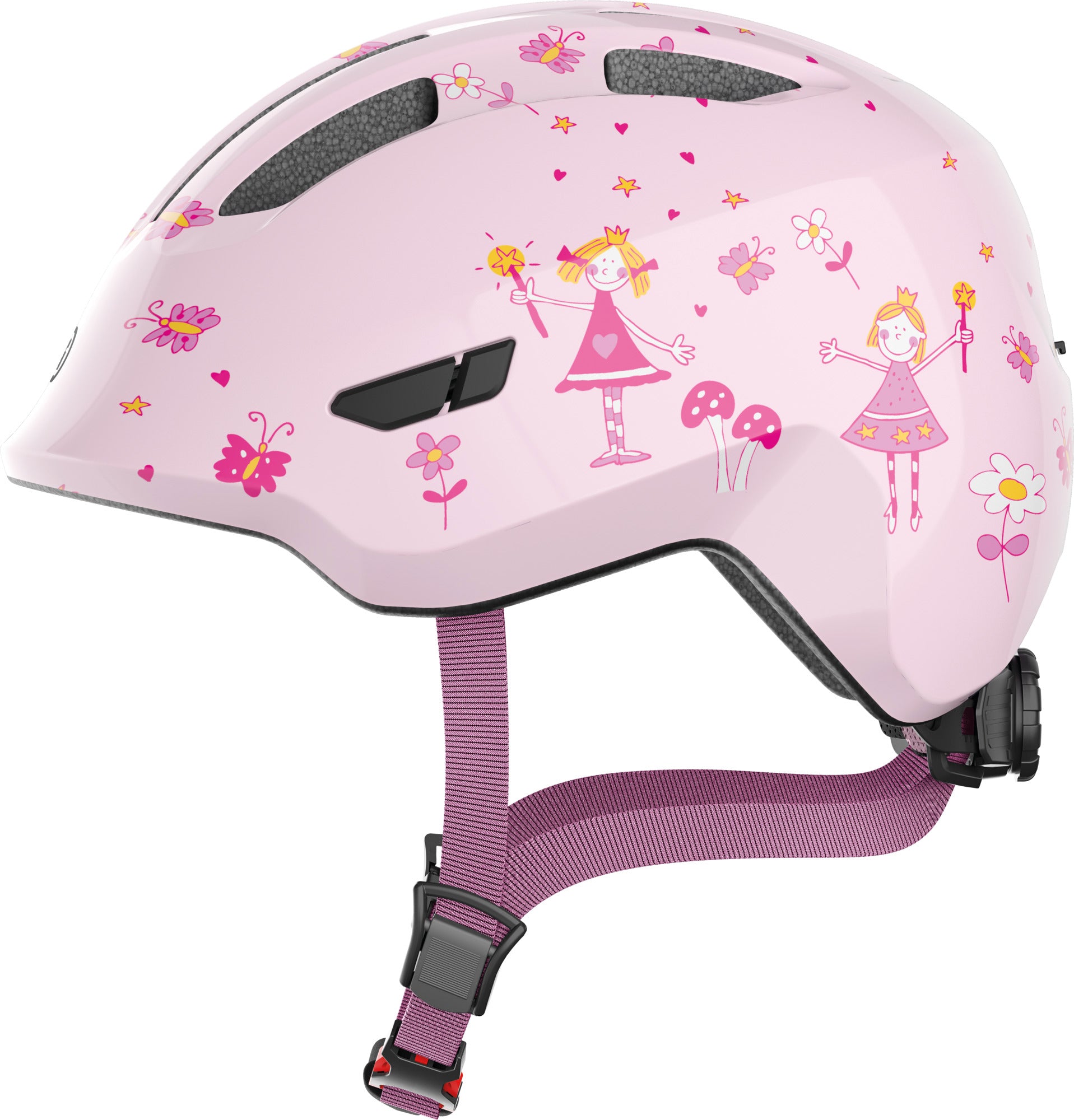 ABUS Smiley 3.0 Kids Leisure Helmet in Rose Princess