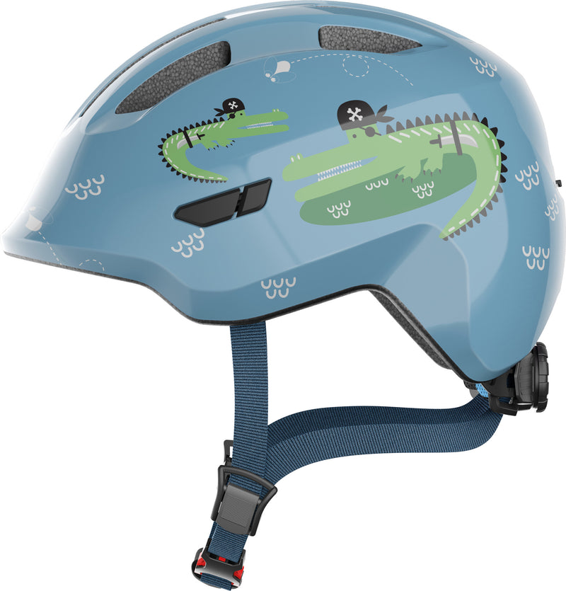 ABUS Smiley 3.0 Kids Leisure Helmet in Blue Croco