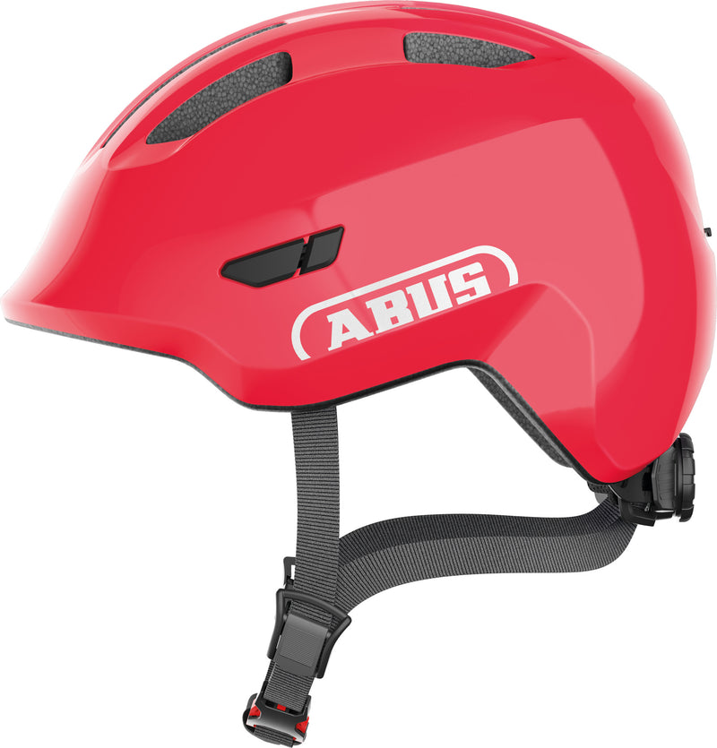 ABUS Smiley 3.0 Kids Leisure Helmet in Shiny Red