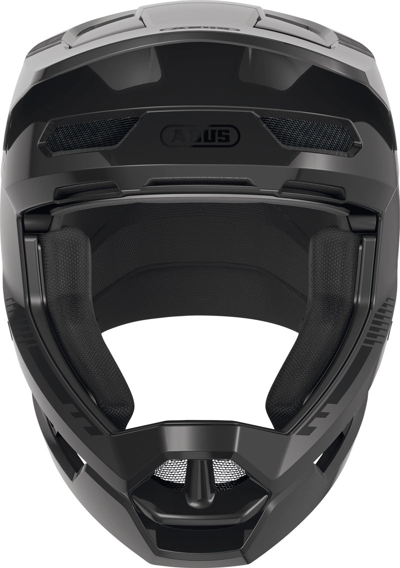 ABUS HiDrop MTB Full Face Helmet in Shiny Black