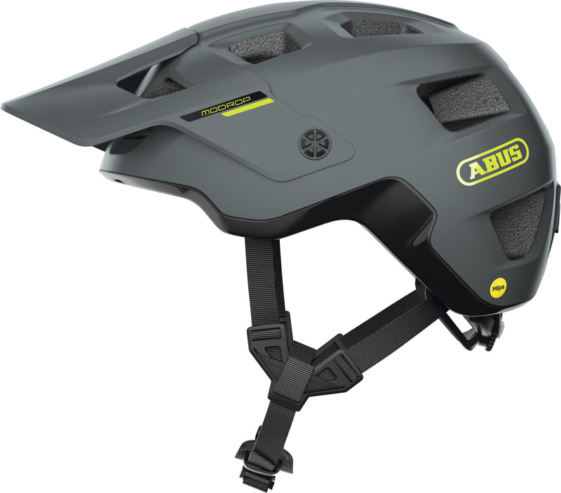 ABUS MoDrop MTB MIPS Helmet in Concrete Grey