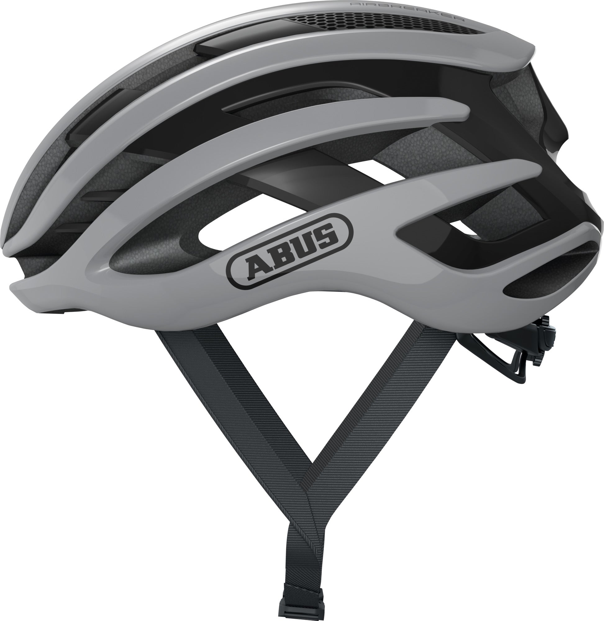 ABUS AirBreaker Road Elite Helmet in Race Grey