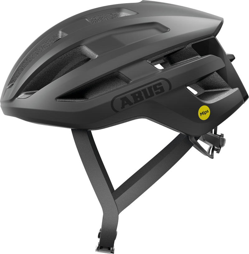 ABUS Powerdome MIPS Road Helmet in Velvet Black