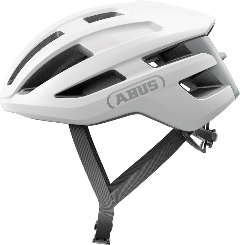 ABUS Powerdome Road Helmet in Polar White