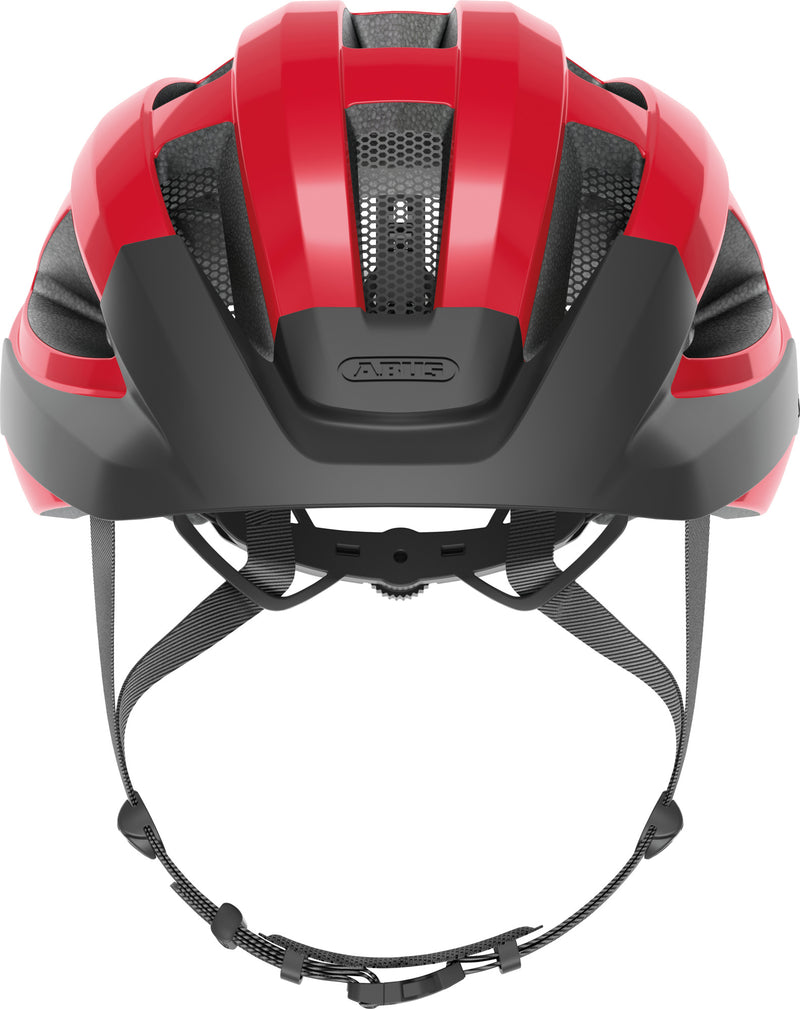 ABUS Macator Road Helmet in Blaze Red