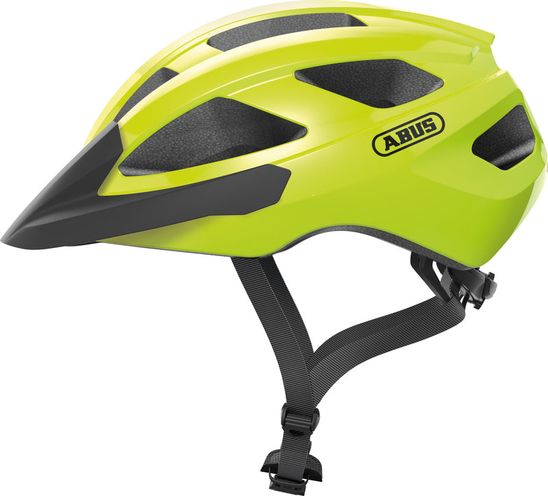 ABUS Macator Road Helmet in Signal Yellow