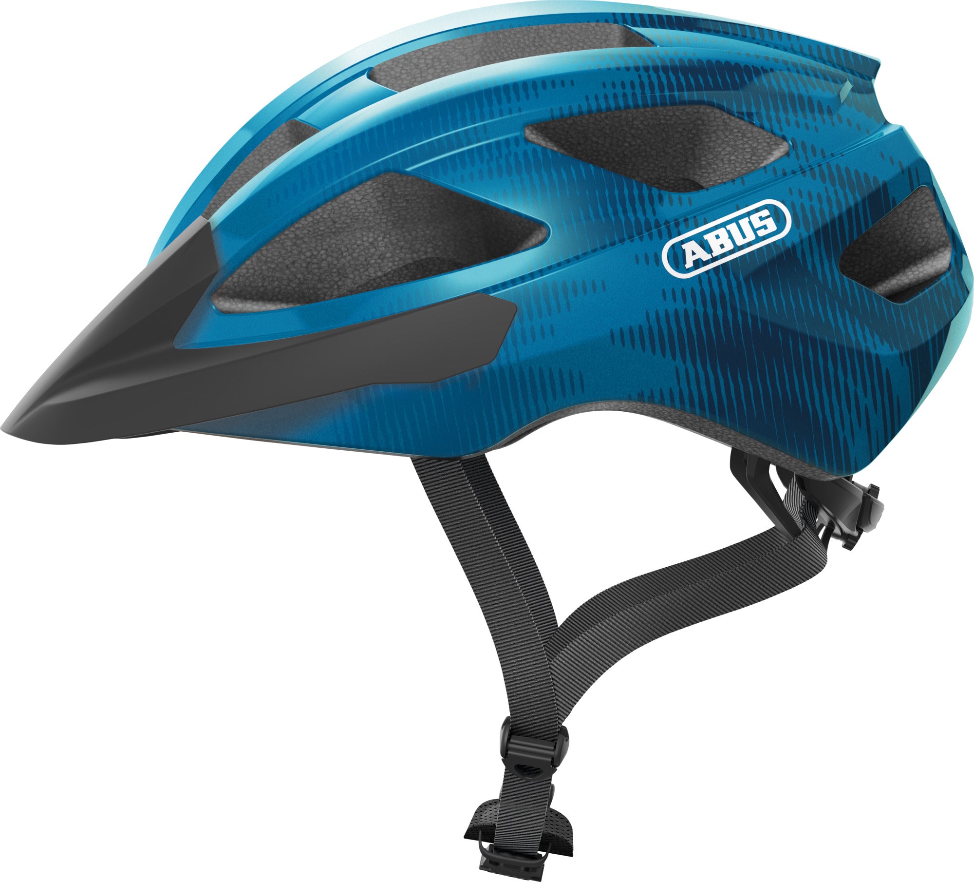 ABUS Macator Road Helmet in Steel Blue