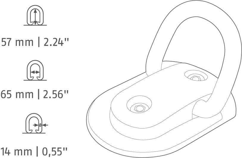 ABUS WBA75 Granit Wall Anchor