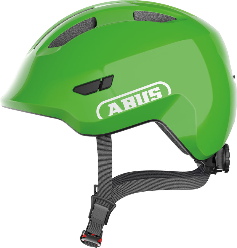 ABUS Smiley 3.0 Kids Leisure Helmet in Shiny Green