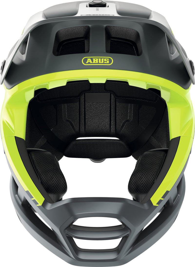 ABUS AirDrop MIPS MTB Full Face Elite Helmet in Concrete Grey